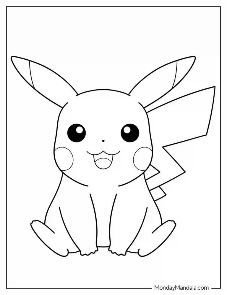 PIKACHU SENTADO