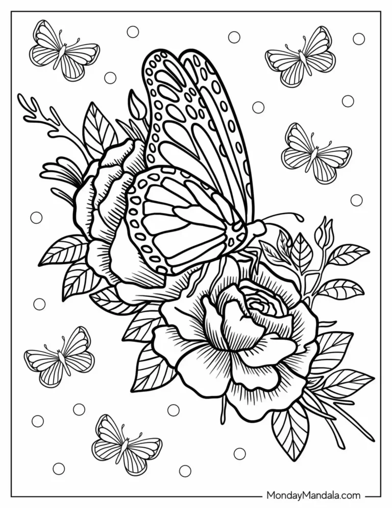 MARIPOSA SOBRE FLOR