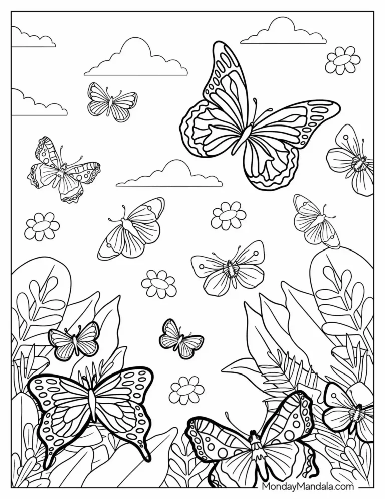 MARIPOSAS Y CIELO