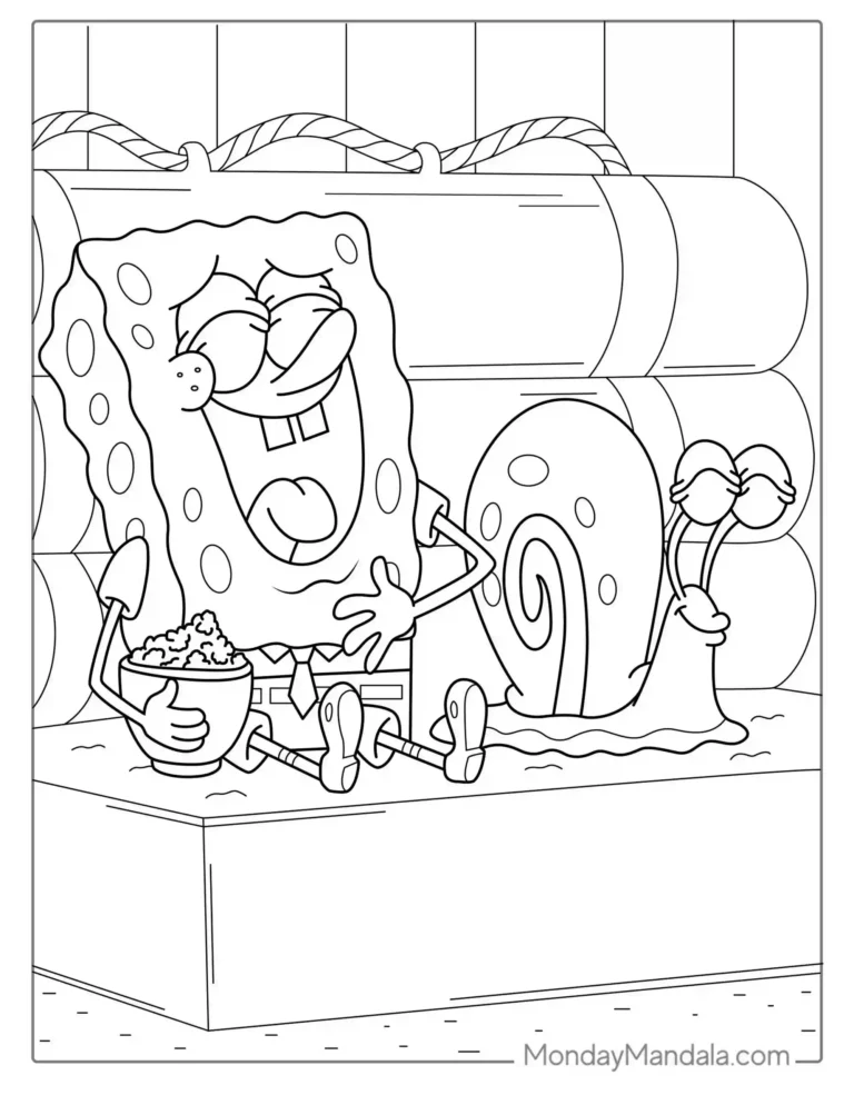 BOB ESPONJA Y CARACOL